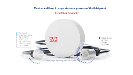 Loggerflex Bun Multi TP Temp/tryk recorder/alarm